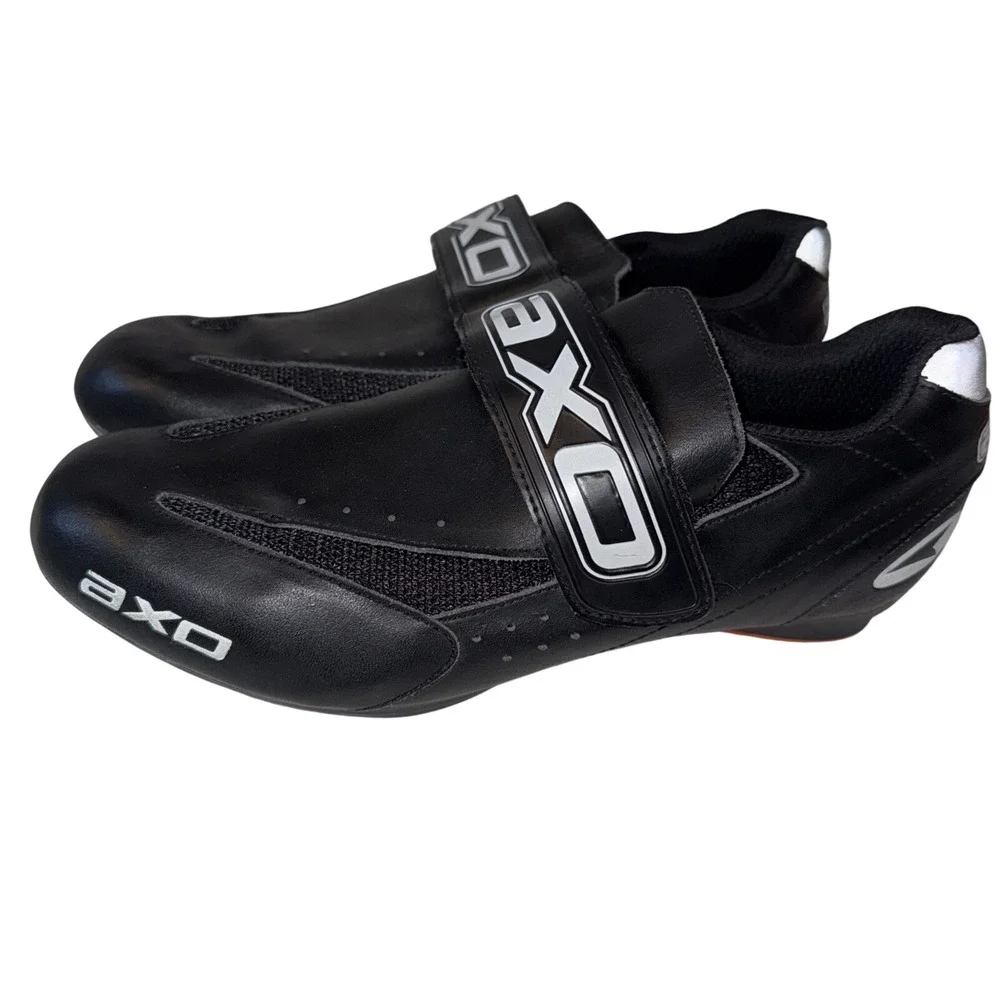 AXO Atlis Road Hook & Loop Cycling Shoes Black 43‎ US 9